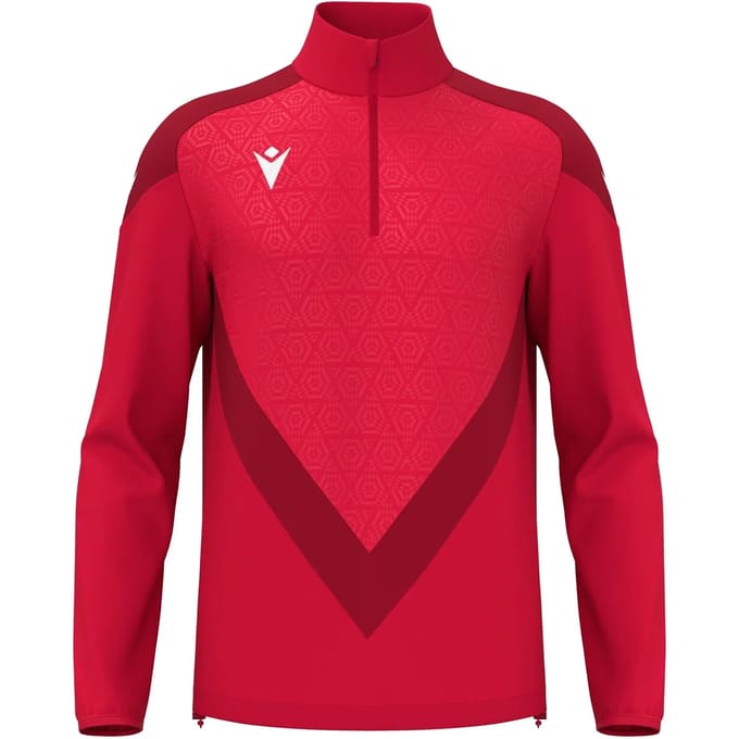 Macron Thunder Anduin Ziptop Heren - Rood | Maat: L