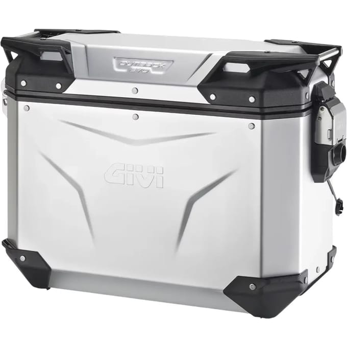 Linker aluminium zijtas motor zonder slothuis Givi Outback Evo