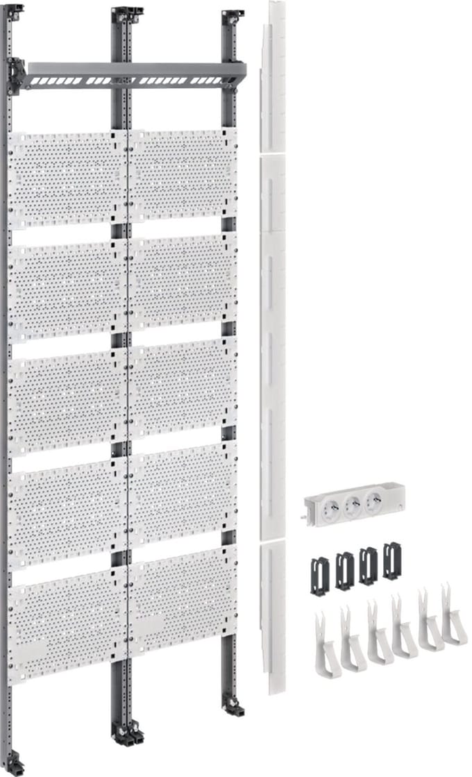 Hager UF52NW Hager UF52NW complete veld multimedia universeel 1350mm 2-veld en patchmodule Compleet veld 1 stuk(s)