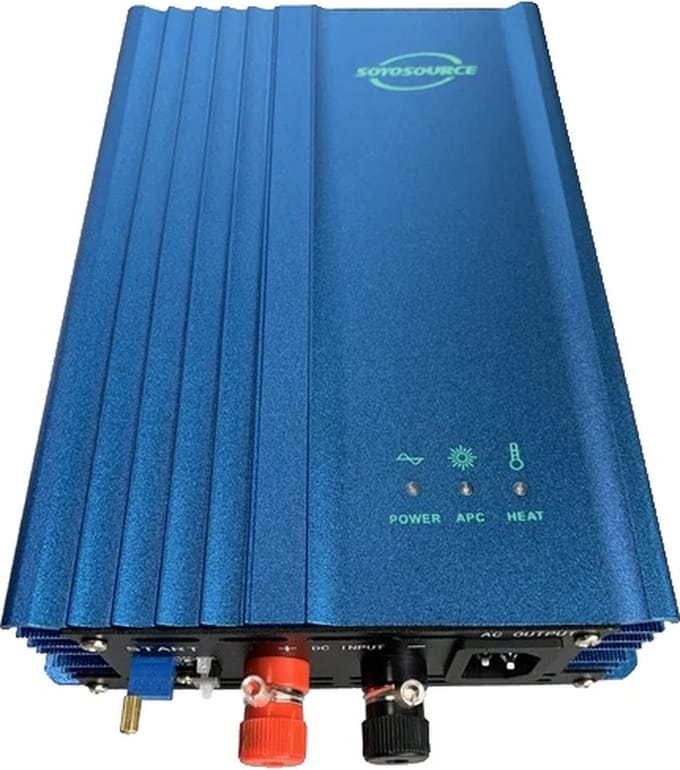 Micro Grid Tie Inverter, MPPT, Zuivere Sinusgolf, 500W, Voc 16-28V Bat 12V,