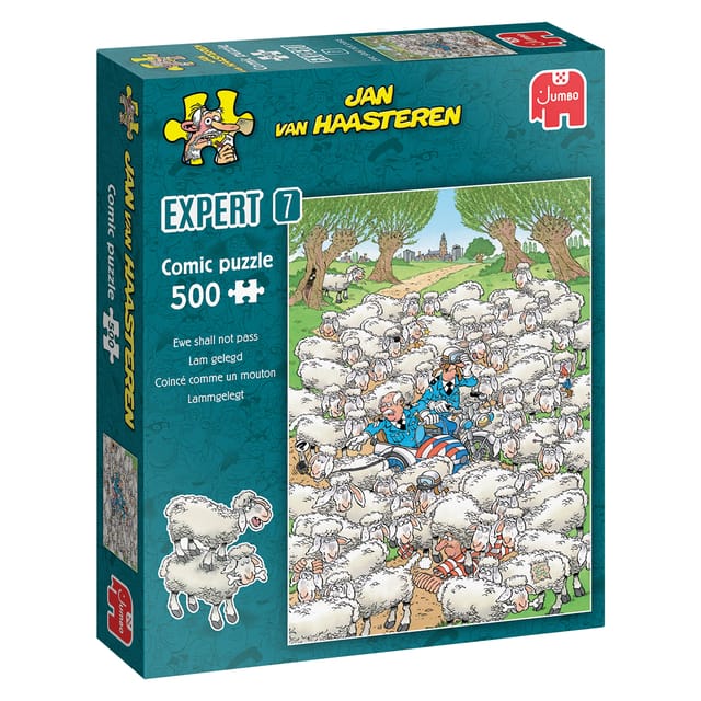 Jan van Haasteren - Expert 7 - Lam Gelegd - 500 stukjes puzzel - Legpuzzel