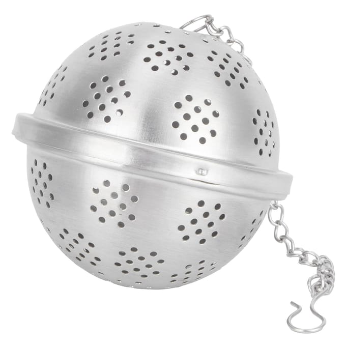 Theezeefje Infuser Kruidenfilter Bal Mesh Design 304 Roestvrij Staal KeukenaccessoiresXL S white