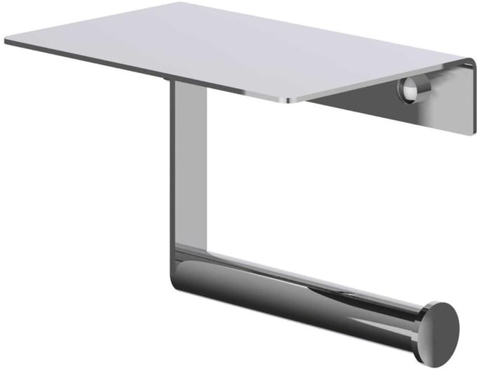IVY Accessoires Toiletrolhouder met platteau Chroom