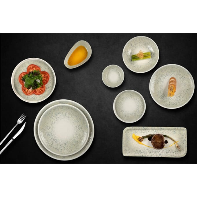 By Bone Pizzabord - Natura Ocean - Porselein - 32 cm - set van 2