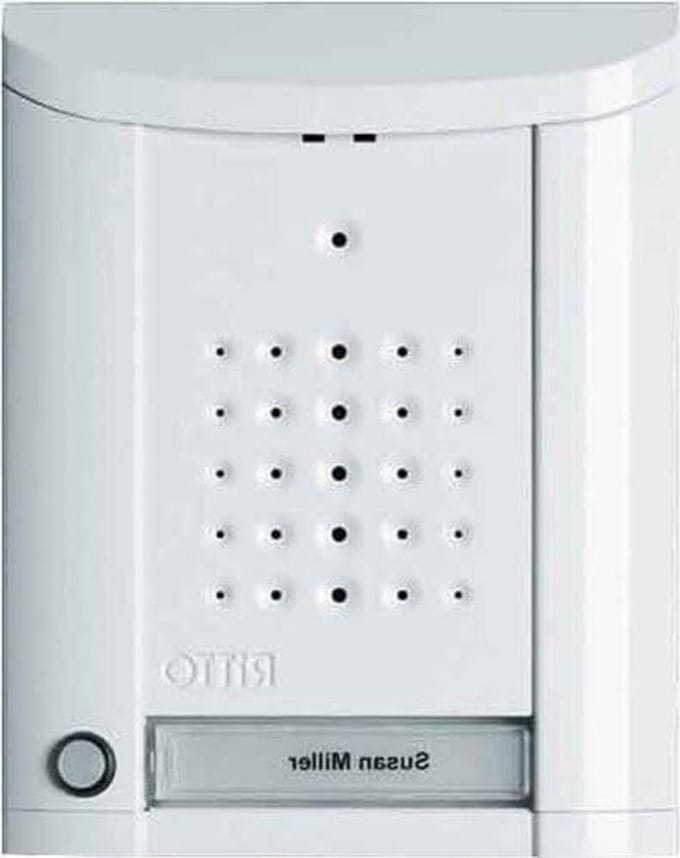 Deurstation Entravox - Intercom Buitenunit - Toegangscontrole Woning - Vandaalbestendig Metaal - 22 mm Opbouw - Wit