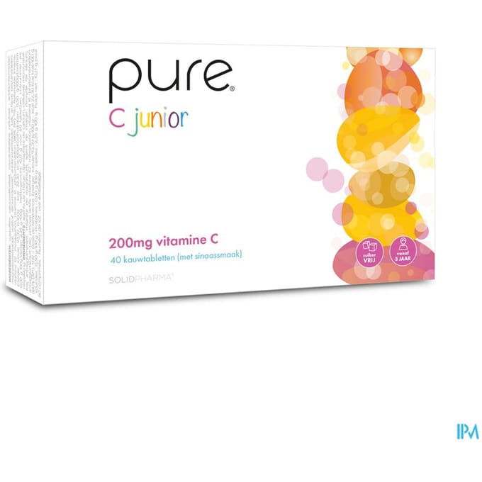 Pure C Junior Sinaassmaak Kauwtabl 40