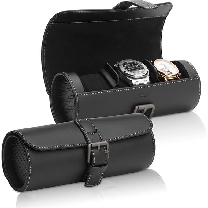 Modalo - 340311 - Uhrenrolle voor 3 Horloges - zwart - Genius