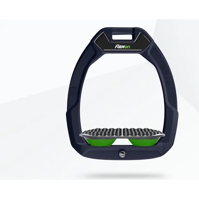 Veiligheidsstijgbeugels Endurance Aluminium/Grijs/Groen Flex-On Safe-On
