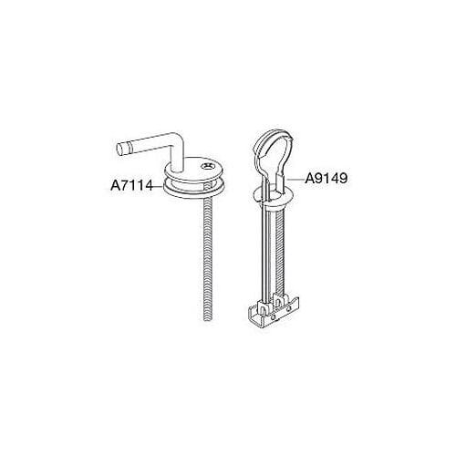 fixed hinge with tilt anchor for Pressalit 300 WC seat DA9999
