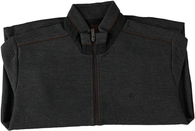 Fellows United Cardigan Vest Quilted Grey Mel. (42.2644 - 123)