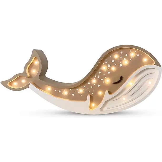 Handgemaakte lamp Peekaboo Whale