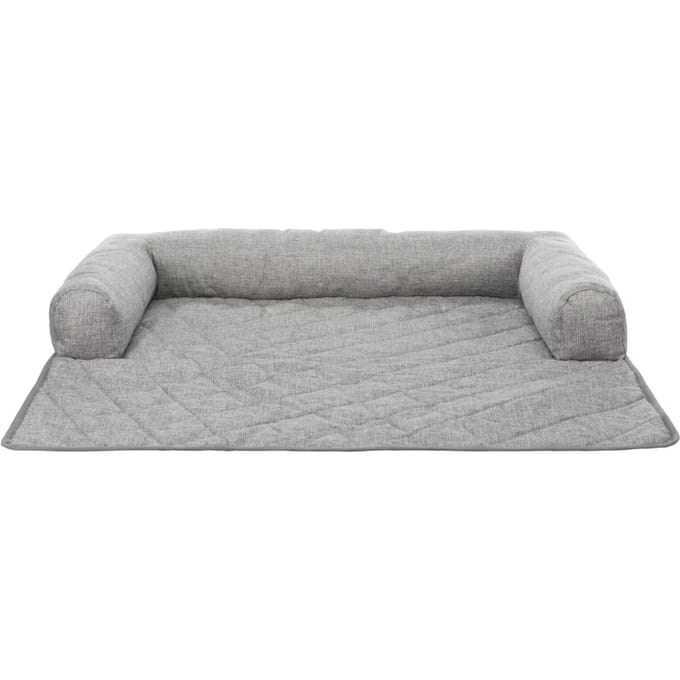 Trixie Sofa Mand Nero met Meubelbeschermer – Grijs, Quiltpatroon