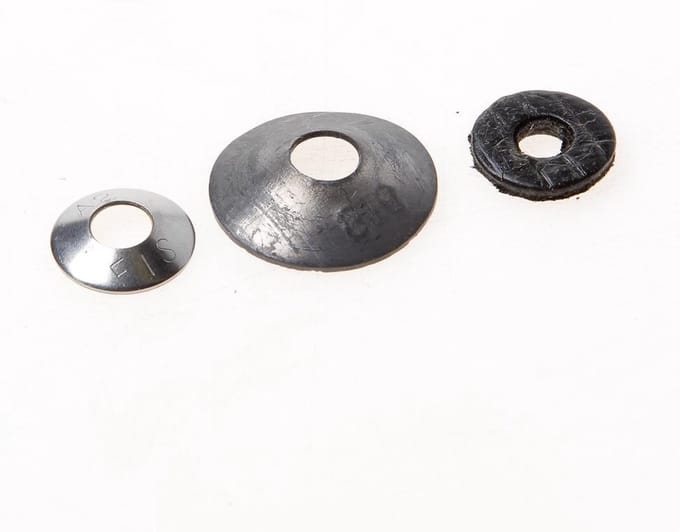 Sluitschelp RVS/lood/bitumen - 100st