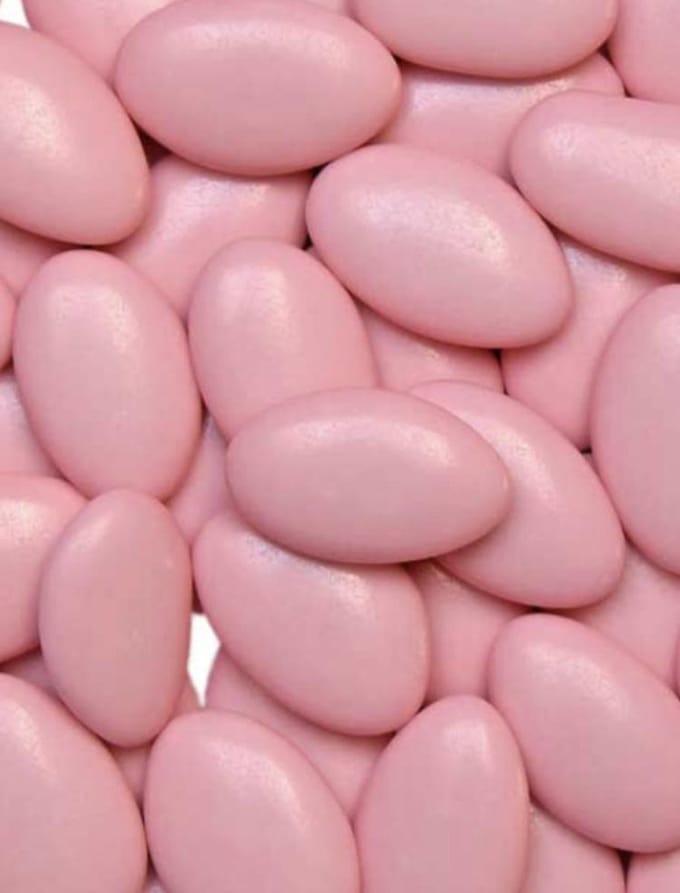 Chocolade dragees - chocolade boon - Suikerboon - roze 900 gr - geboorte - baby - babyshower - geboortesnoep - doopsuiker - chocoladedragee