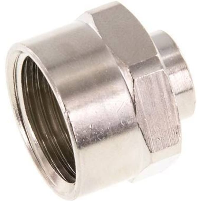 G 1/2'' x G 1/8'' Vernikkeld Messing Sok 16 Bar