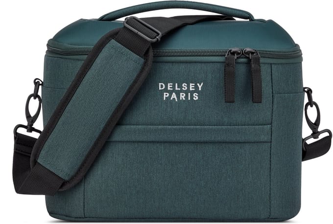 DELSEY Brochant 3 – Beautycase – Gerecycled polyester – Waterafstotend – Pine Green