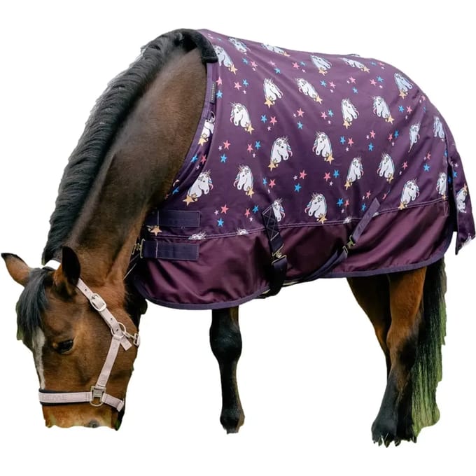 Waterdichte dekens voor paarden Equithème Licorne 600D STD