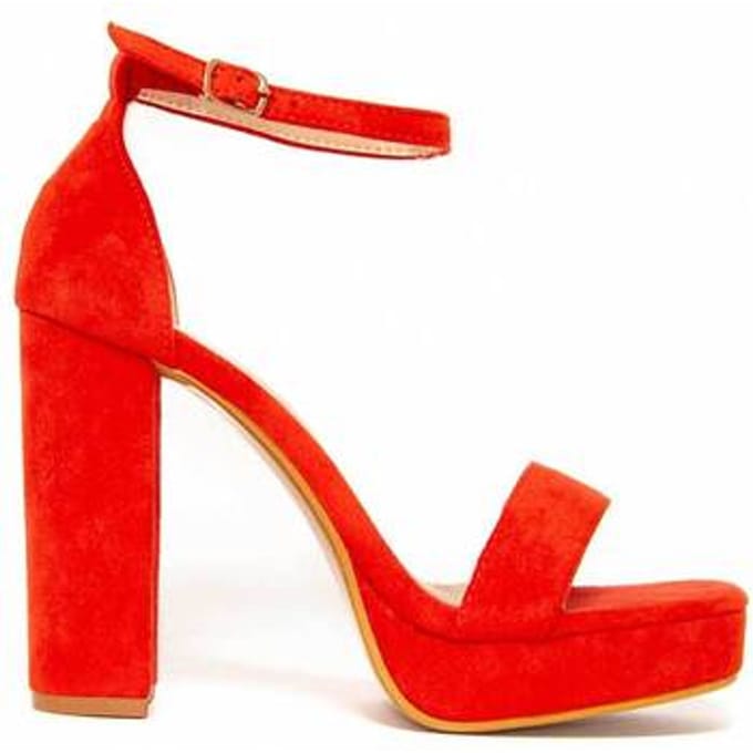 Dames Sandalen met Hak. Montevita Altsan 104973 36 oranje