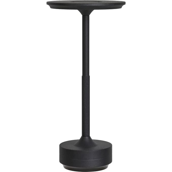 Lyneham LED Tafellamp - Aluminium - Zwart