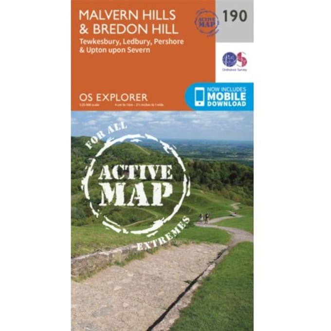 Malvern Hills And Bredon Hill - Ordnance Survey