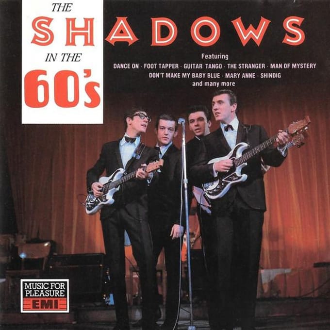 CD SHADOWS  Shadows In The 60s CDMFP6076 Music For Pleas 1989 UK Rock Gebruikt white