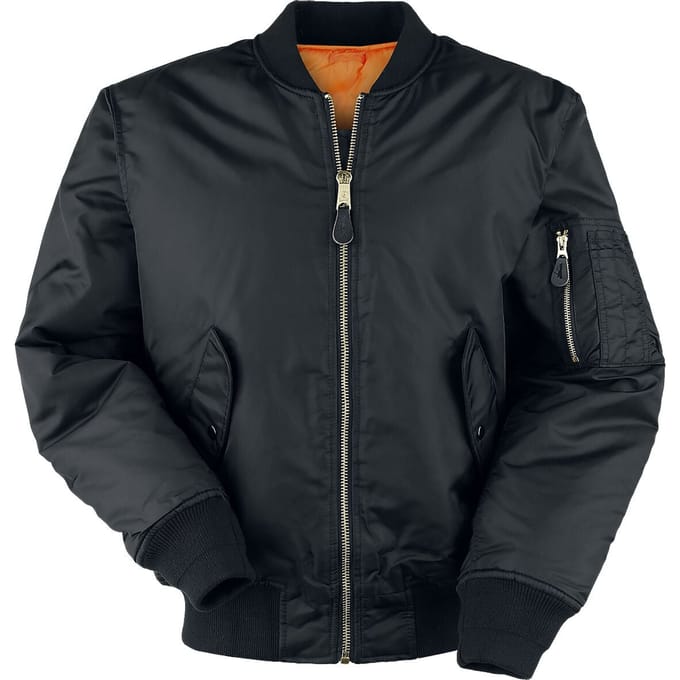Brandit Bomberjack - MA1 - S tot 7XL - voor Mannen - zwart