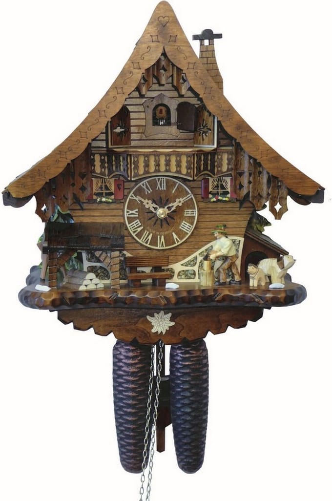 Engstler - 4791 - Koekoeksklok - 1-daags ketting uurwerk