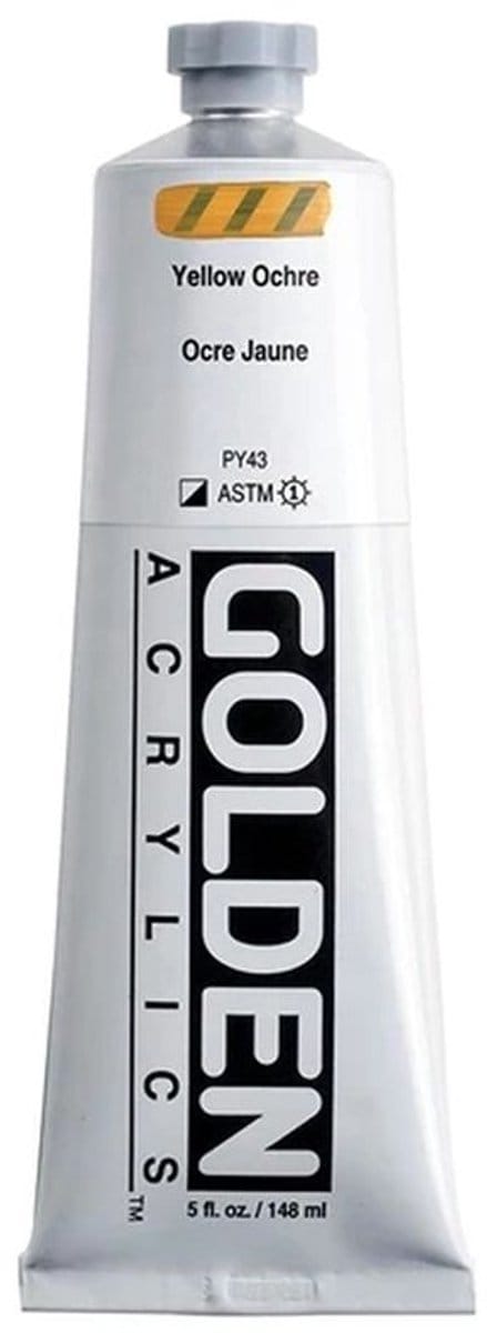 Golden Heavy Body Acrylverf Gele Oker 148 ml