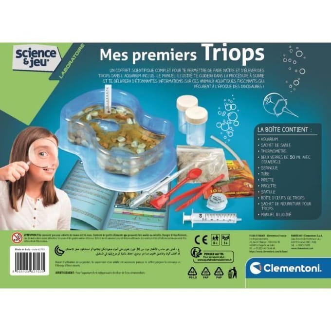Mijn eerste triops - Clementoni - Wetenschap & Spel - Wetenschappelijke Spellen
