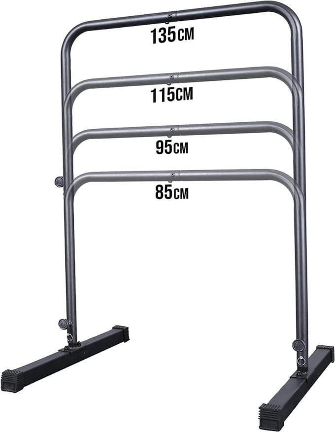 TIM® Pull Up Station - Fitness - Grijs- 135cm x 135cm x 90cm