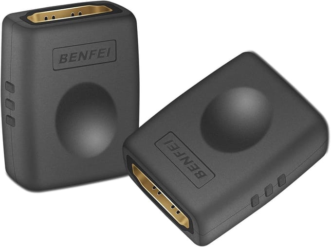 Benfei 2-Pack HDMI Koppelstuk - 4K Ultra HD - Vergulde Connectoren