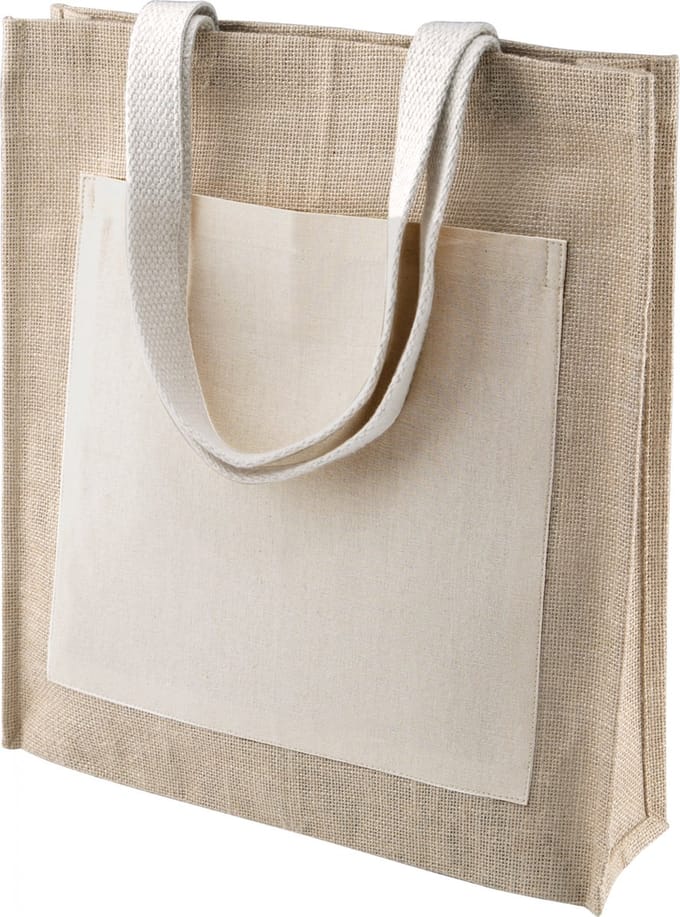 Kimood Jute Shopper KI0221 - Natural - One size