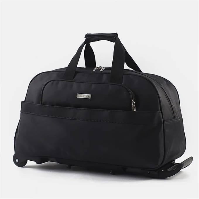 Reis Koffer - Reis Bagage - Weekend Weg - Lichtgewicht Ontwerp - 51 cm - Zwart