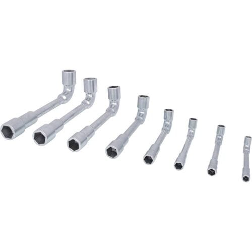KS Tools 5170452 517.0452 Set dubbele pijpsleutels Metrisch