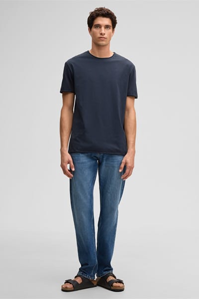 T-shirt Philo, marineblauw