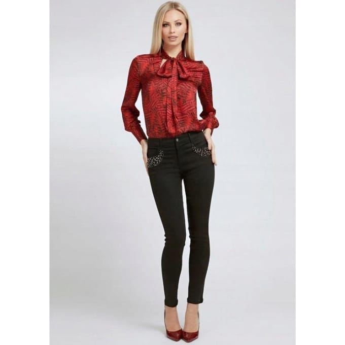 Guess Marciano Pantalon Femme Noir 26 1Z3E2_B* 26 1_3 brown