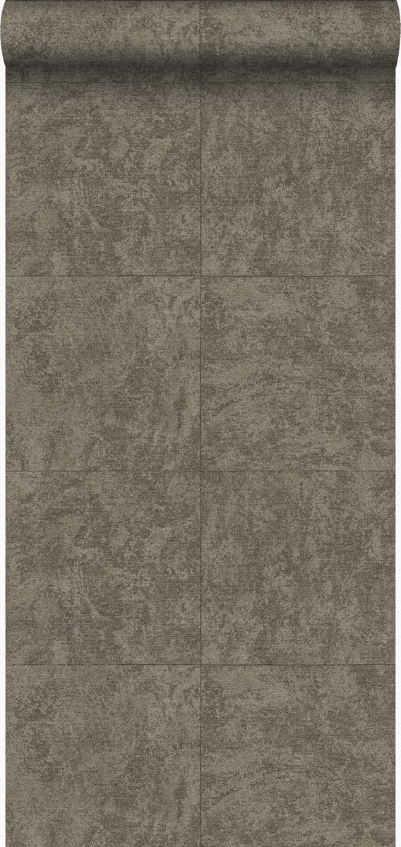 Origin Wallcoverings behang steen vergrijsd bruin - 53 cm x 10.05 m - 347411