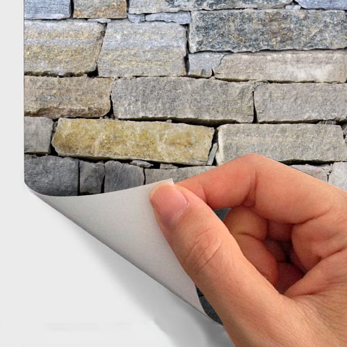 Behangeffect sticker - Jura Stones - 60x60cm