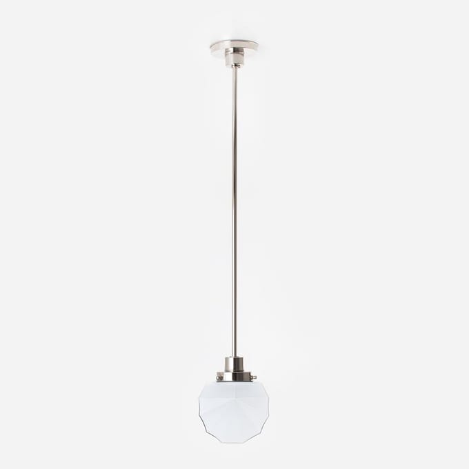 Hanglamp Johanna 20's Nikkel - Art Deco Trade
