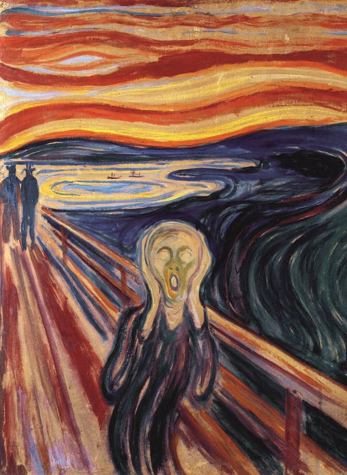 Trefl houten puzzel kunst Edvard Munch 200 stukjes schilderij.