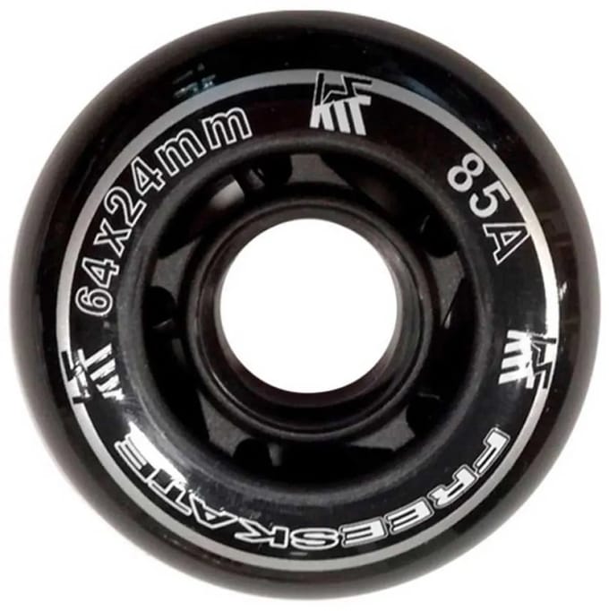 Krf Line First Schaatswielen 4 Eenheden Zwart 64 mm / 85A