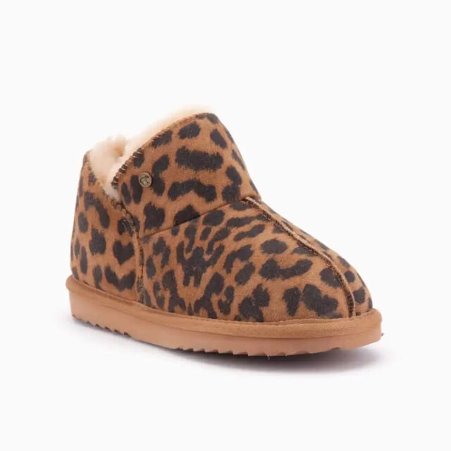 Warmbat Willow Print Panther Dames Sloffen - Chestnut