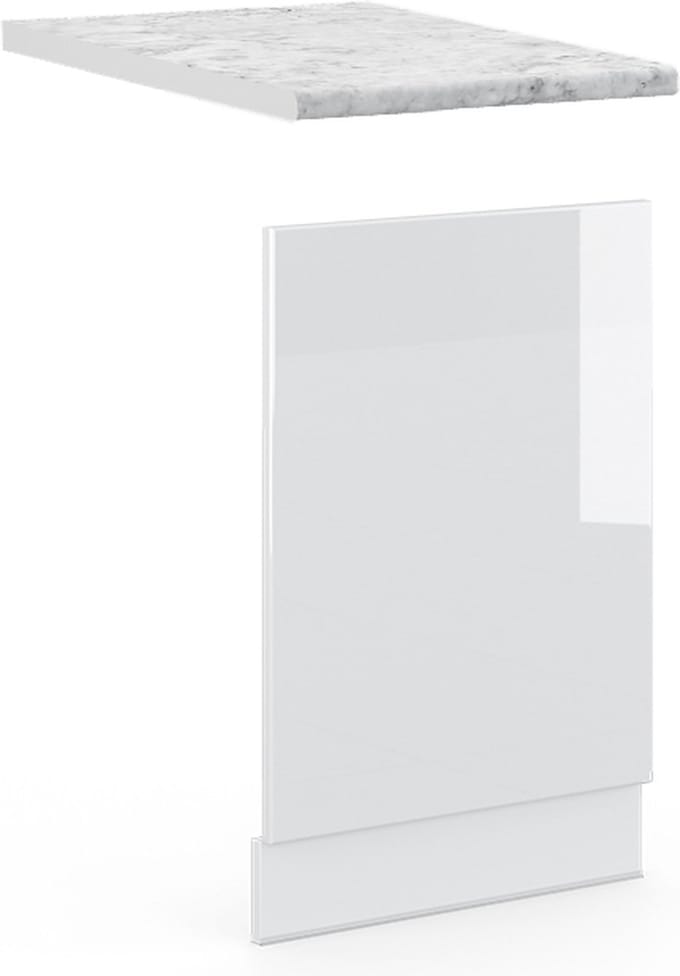 Vicco Fame-Line Frontpaneel – 45 cm, WB Marmer Wit Hoogglans