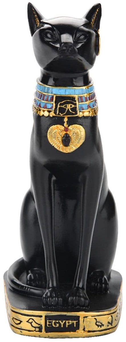 Dailygoods - Decoratief Standbeeld van Egyptische Kat Godin
