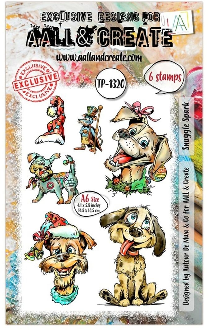 Aall & Create clearstamp A6 - Snuggle spark