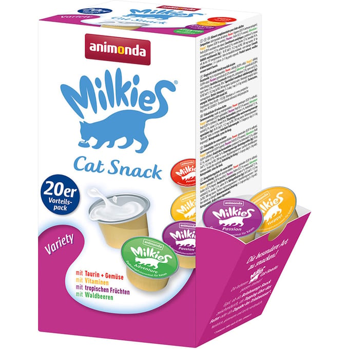 Animonda Milkies Variety Value Pack - Kattensnack - Assorti 20x15 g 20 stuks