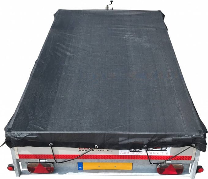 Premium aanhangernet - gaasnet - 330x200 cm - inclusief elastiek rondom - uv bestendig