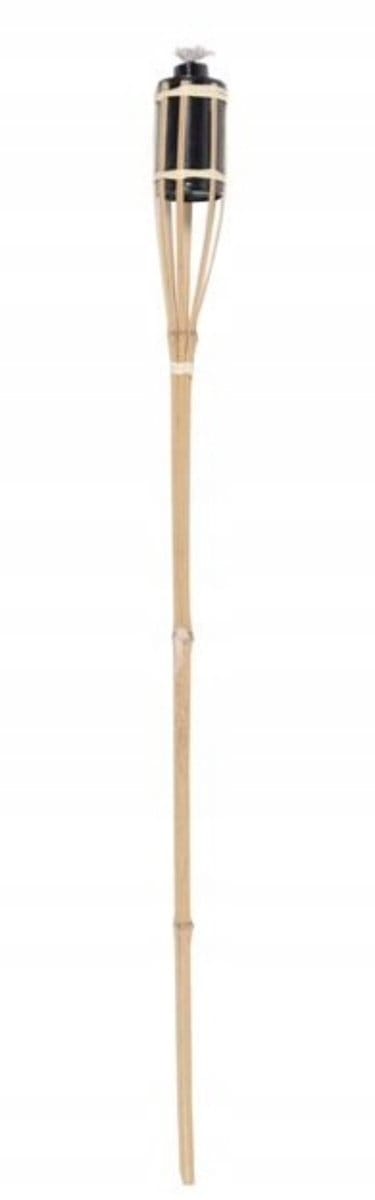 Ołer - Bamboe Tuinfakkel - 60 cm - Met Kaars - Voor Buiten