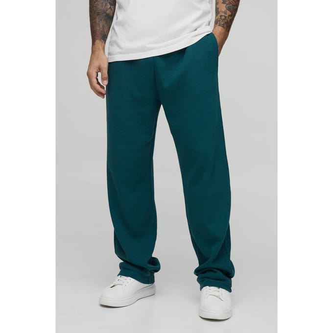 Ontspannen Wafel Joggingbroek | Teal | Size Medium