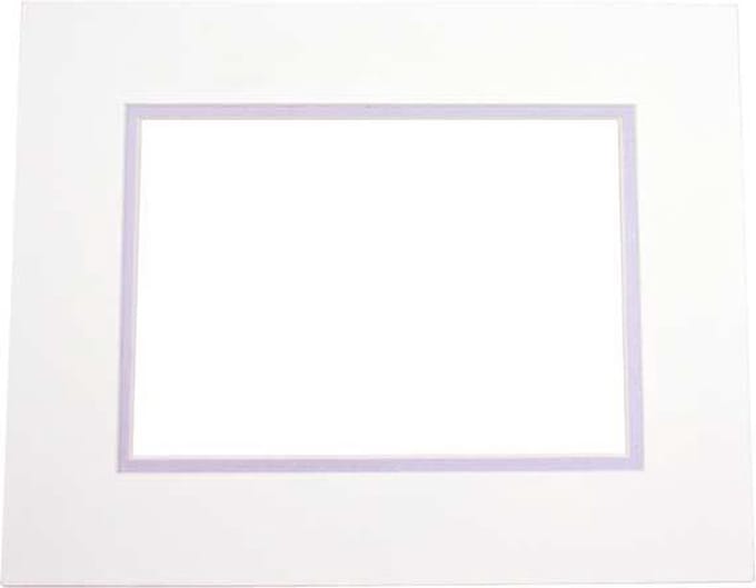 Passepartout Dubbeldik Ivoor/Zilver 40,6x50,8cm (10 stuks)